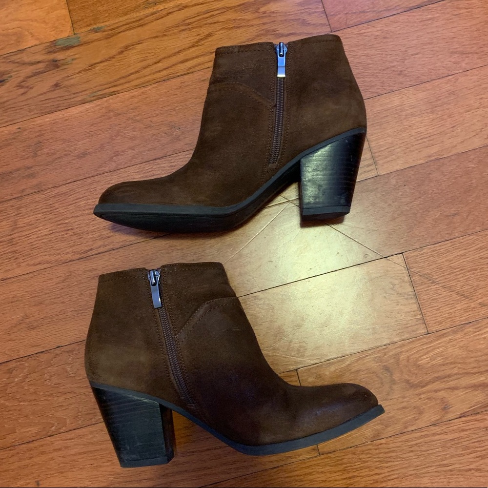 Franco Sarto Suede Bootie